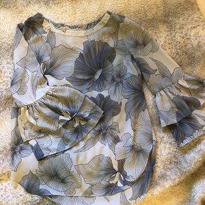 LOFT Bell-Sleeve Blouse